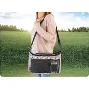 Geanta organizator cu aleza pentru schimbat scutecul bebelusului Reer Clip&Go Vario 84072