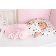 Sac de dormit bebe pentru vară – 0-6 luni, 100% bumbac, model pink pandas