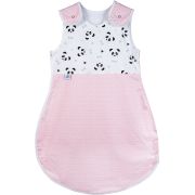Sac de dormit bebe pentru vară – 0-6 luni, 100% bumbac, model pink pandas