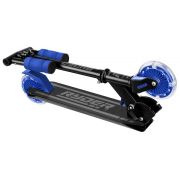 Trotineta pentru copii cu 2 roti Saica Ryder Dark Light 3441 cu roti din silicon care lumineaza albastru cu negru - SOLSA3441