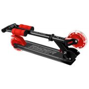 Trotineta pentru copii cu 2 roti Saica Ryder Dark Light 3442 cu roti din silicon care lumineaza rosu cu negru - SOLSA3442