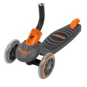 Trotineta pentru copii cu 3 roti Saica Ryder Neo 3401 cu roti din silicon reglabila pe inaltime pliabila portocaliu cu negru - SOLSA3401