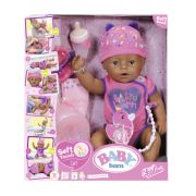 BABY born - Papusa etnica interactiva cu corp moale, 43 cm - ARTZF824382