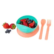 Set bol cu ventuza si tacamuri Clevamama SUPclvm_3007