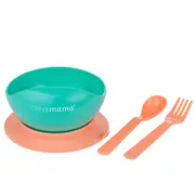 Set bol cu ventuza si tacamuri Clevamama SUPclvm_3007