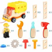 Jucarie 2 in 1 - camion si banc de lucru