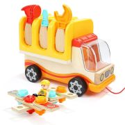Jucarie 2 in 1 - camion si banc de lucru