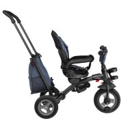 Lionelo - Tricicleta Tris Jeans Mecanism de pedalare libera, Suport picioare, Control al directiei, Scaun reversibil, Rotire 360 grade, Pliabila, Albastru BYNLO-TRIS_JEANS