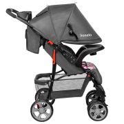 Lionelo - Carucior sport Emma Plus Scandi Cu accesorii, Roz BYNLO-EMMA PLUS_PINK_SCANDI
