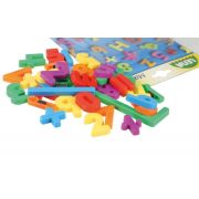 Set cifre si semne matematice magnetice Lena multicolore 36 piese 3 cm lungime - SOLLE65747