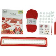 Set creativ de tricotat Lena modele din lana pentru copii cu licenta Minnie - SOLLE42001