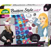 Set creativitate creatie insigne si nasturi Lena 20 insigne cu modele - SOLLE42596