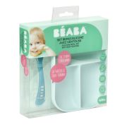 Set de masa silicon Beaba 2 piese Bleu ERFB913455