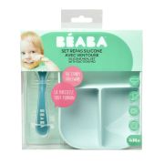 Set de masa silicon Beaba 2 piese Bleu ERFB913455