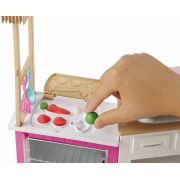 PAPUSA BARBIE CU SET DE JOACA BUCATARIE VIVMTFRH73