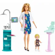 BARBIE CARIERE SET MOBILIER CU PAPUSA LA STOMATOLOG VIVMTDHB63_FXP16