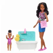 PAPUSA BARBIE MAMICA BRUNETA CU BEBELUS VIVMTFHY97_FXH06