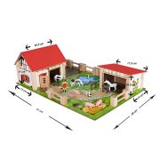 FERMA DIN LEMN CU 25 DE ACCESORII VIV100004308