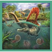 PUZZLE TREFL 3IN1 LUMEA EXTRAORDINARA A DINOZAURILOR VIV34837