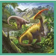 PUZZLE TREFL 3IN1 LUMEA EXTRAORDINARA A DINOZAURILOR VIV34837