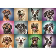 PUZZLE TREFL 1000 PORTRET CATELUSI SIMPATICI VIV10462