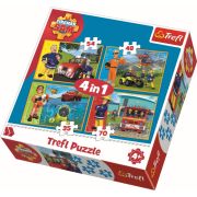 PUZZLE TREFL 4IN1 POMPIERUL SAM IN ACTIUNE VIV34311