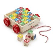 Melissa and Doug - Carucior cu cuburi ABC - OKEMD1169