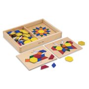 Sabloane si forme geometrice din lemn Melissa and Doug - OKEMD0029