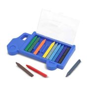 Set creioane colorate triunghiulare Truck Melissa and Doug 12 buc - OKEMD4159