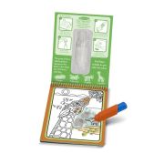 Carnet de colorat cu Apa magica Safari - Melissa and Doug - OKEMD9441