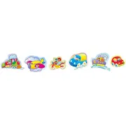 Set 6 puzzle Vehicule - Miniland - OKEML35231
