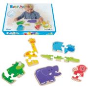 Primul meu puzzle Animale vesele - Beleduc - OKEBEL18011