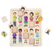 Puzzle amesteca si potriveste Copiii lumii - Beleduc - OKEBEL11130
