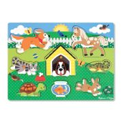 Puzzle din lemn Animalele de companie - OKEMD9053