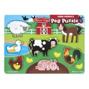 Puzzle din lemn Ferma Animalelor - OKEMD9050