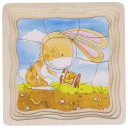 Puzzle stratificat Gradina iepurasilor - OKEGOKI57495