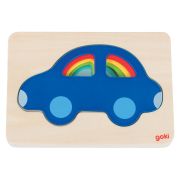 Puzzle stratificat Masinute colorate - OKEGOKI57485