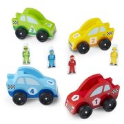 Set masinute de curse din lemn Melissa and Doug - OKEMD0706