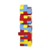 Joc Jenga cu piese din lemn Colori - OKEGOKIHS973
