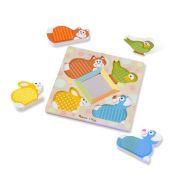 Puzzle tactil cu oglinda Pets Melissa and Doug - OKEMD1898