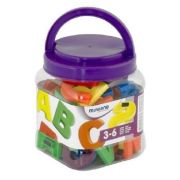 Litere mari de tipar magnetice Miniland 72 piese - OKEML97922