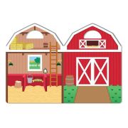 Abtibilduri pufoase La ferma Melissa and Doug - OKEMD9408