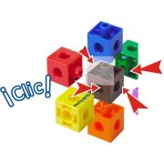 Set 100 cuburi 2 cm - Miniland - OKEML95210