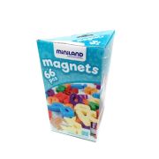 Set 66 litere mici magnetice - Miniland - OKEML45313