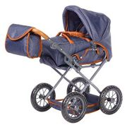 Carucior 2 in 1 pentru papusi Ruby Dark Blue BBX63130