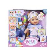 BABY born - Micul bebelus baiat interactiv cu corp moale, 36 cm - ARTZF827338