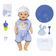 BABY born - Micul bebelus baiat interactiv cu corp moale, 36 cm - ARTZF827338