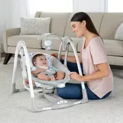 Ingenuity &ndash; Leagan si balansoar transformabil 2 in 1 Raylan BBB12189