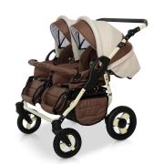 Krausman - Carucior de gemeni Twin Brown - KFTKRAUS-1358