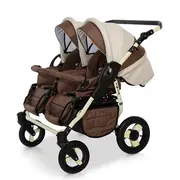 Krausman - Carucior de gemeni Twin Brown - KFTKRAUS-1358